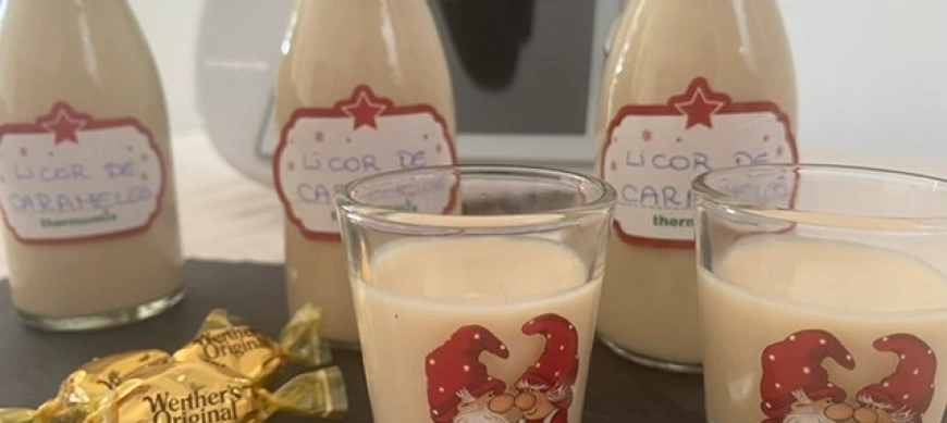 Licor de caramelos con Thermomix