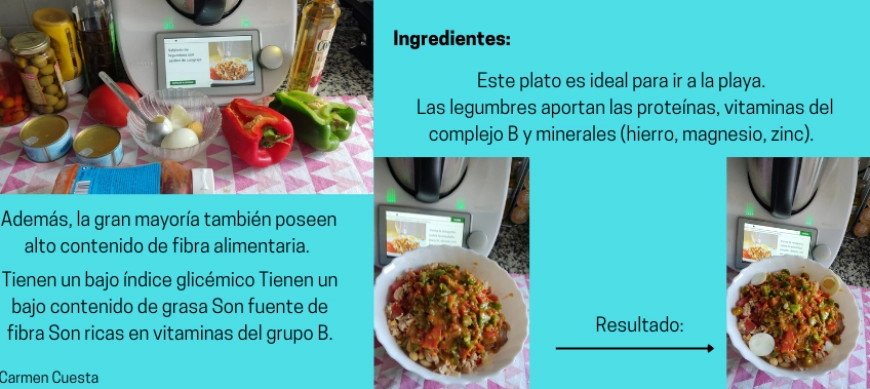 SALPICÓN DE LEGUMBRES CON ATÚN