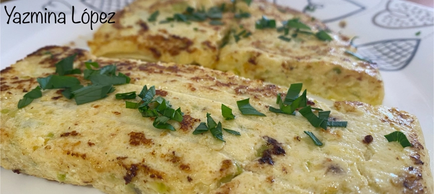 Frittata de calabacín con ricota