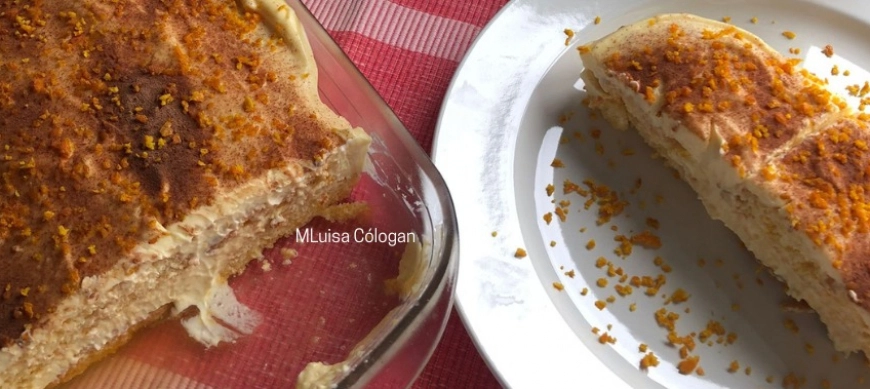 TIRAMISÚ DE NARANJA CON CHOCOLATE