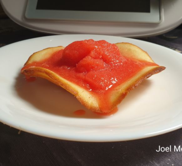Sorbete de fresa