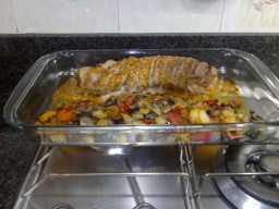 SOLOMILLO AL CHIMICHURRI CON VERDURA