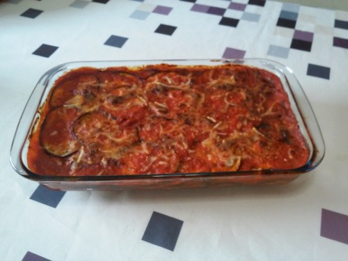 BERENJENAS A LA PARMESANA