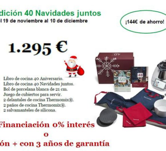 Nueva promocion 40 Navidades juntos al 0 % de interés
