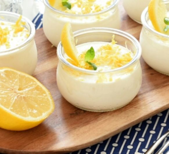Crema helada de limon con thermomix