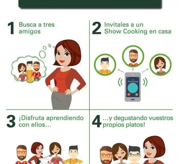 Anímate a hacer un show cooking