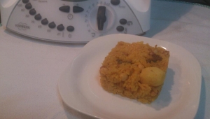 Hoy he hecho un arroz amarillo en Thermomix®